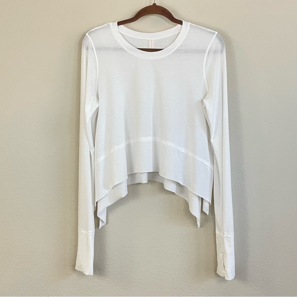 FP Movement Tempo UV Protection Long Sleeve Tee Optic White Size Medium - Picture 4 of 10